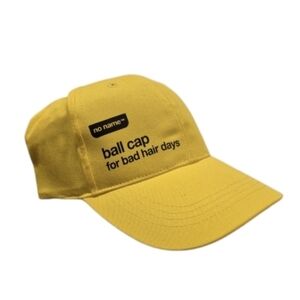 no name ball cap "for bad hair days"
